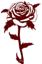 Glitzer-Rose