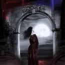Goth Girl in Arch