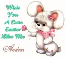 happy easter Andrea