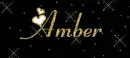 Gold name, Amber.
