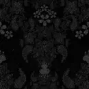 Black Floral Background