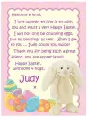 Easter Note - Judy