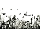 TÅ‚o, ramka, Background, Flower, abstract