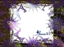 TÅ‚o, ramka, Background, Flower, abstract