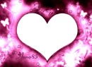 TÅ‚o, ramka, Background, Hearts, abstract