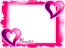 TÅ‚o, ramka, Background, Hearts, abstract
