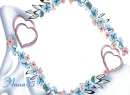 TÅ‚o, ramka, Background, Hearts, abstract