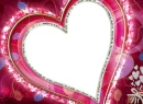 TÅ‚o, ramka, Background, Hearts, abstract