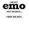 not emo