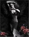 Glittered Goth Girl