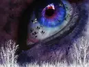 purple eye