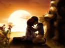 Anime Sunset Kiss