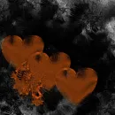 Orange Hearts
