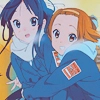 Mio and Ritsu