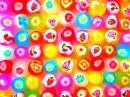colourful fruit sweets
