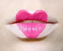 heart lips