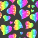 background heart rainbow