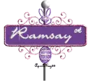 purple easter strett sign ann