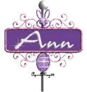 purple easter strett sign ann
