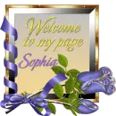 welcome to me page sophia