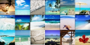 beach collage