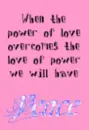 Peace Message