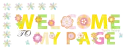 Welcome to my page
