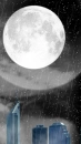 Moon & Building