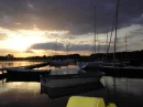 zachÃ³d sÅ‚oÅ„ca, sunset, Å¼aglÃ³wki, yacht
