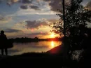 zachÃ³d sÅ‚oÅ„ca, sunset, pomost, drzewo