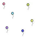 Cute balloons