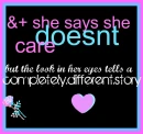 she doesnt care . . .