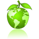 background  Shapes Apple