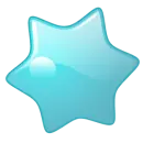 background  Shapes Blue Star