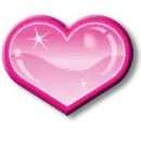 background  Shapes Heart Pink
