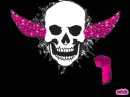 Amy pink skull