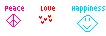 love peace happiness