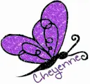 Cheyenne Purple Butterfly