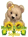 Happy Birthday Sophia