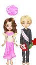 Valentine love couple