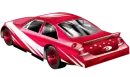 red and white car