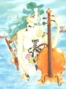 Michiru Kaioh Playing Cello