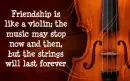 Friendship violin