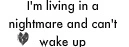 cant wake up