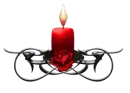 Candle rose