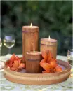 orange candles