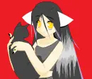 Girl with cat