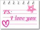 I love you