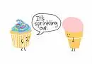 cupcake cartoon