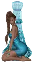 Bottle woman